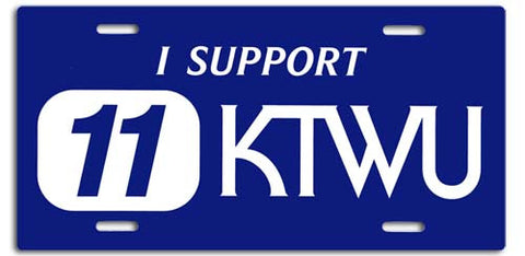 KTWU License Plate